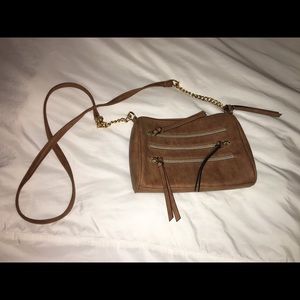 Brown cross body bag